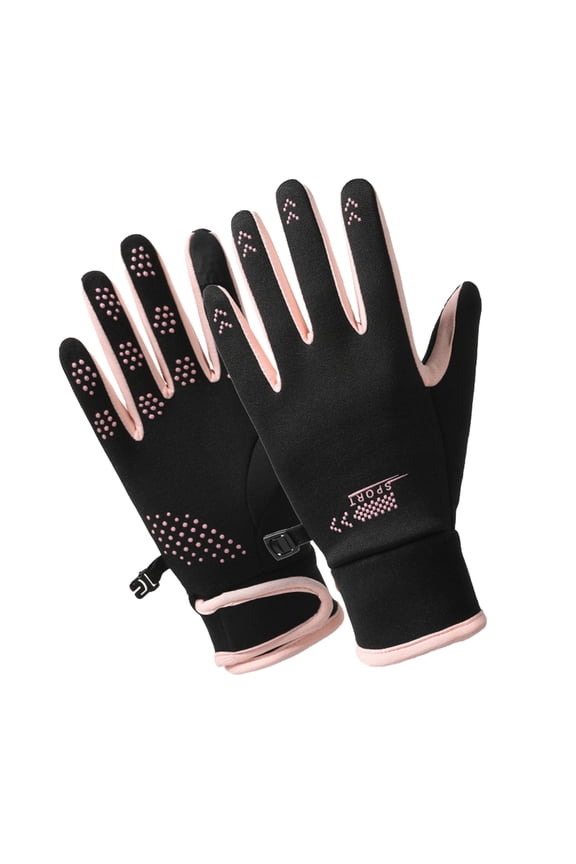 Windproof Winter Gloves Warm Touchscreen Waterproof Anti-Slip Outdoor Sports Thickened Insulated Gloves for Men and Women Cycling Hiking Travel Navy