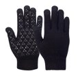 thumbnail image 1 of UTSJKR Winter Gloves, Glove for Men Women, Upgraded Touch Screen Texting Warm Running with Thermal Soft Knit Lining Black, 1 of 2