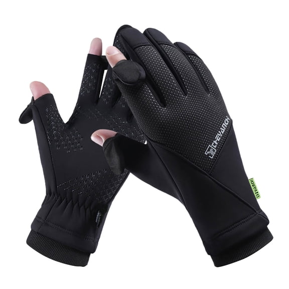 UTSJKR Winter Gloves for Men,Mens Gloves Winter Waterprood and Windproof Women Winter Gloves with Touchscreen Fingers Black
