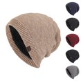 thumbnail image 1 of UTSJKR Winter Hats for Women Men Y2k Warm Beanie Fleece Lined Slouchy Knit Hat Skull Cap for Cold Weather Outdoor Ski Hiking Navy, 1 of 5