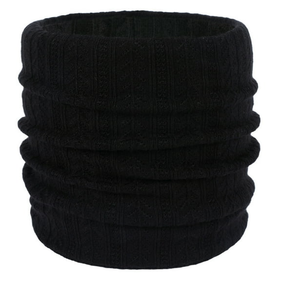 UTSJKR Winter Neck Gaiter for Women Men Thermal Fleece Neck Warmer Windproof Face Cover Ski Mask Gift for Cold Weather Black
