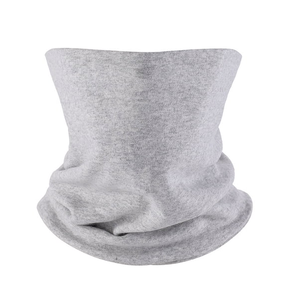 UTSJKR Winter Neck Warmer Gaiter Mask Balaclava Windproof Face Mask Ski Snowboard Double-Layer Cashmere Feel Circle Scarf Gray