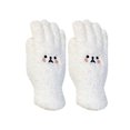 thumbnail image 1 of UTSJKR Winter Thicken Warmed Women Gloves Knitted Wool Plush Full Finger Gloves Thick Wool Knit Touch Screen Cute Glove White, 1 of 5