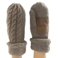 thumbnail image 1 of UTSJKR Winter Warm Mittens for Women - Thick Knitted Gloves with Soft Lining - Cold Weather Accessories & Gifts Coffee, 1 of 2