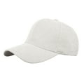 thumbnail image 1 of UTSJKR Women Classic Solid Color Corduroy Baseball Cap, Light Warm Comfortable Style, Spring Autumn Outdoor Sunshade Daily Leisure Head Cap Gray, 1 of 4