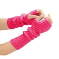 thumbnail image 1 of UTSJKR Women Warm Gloves Knitting Wool Soft Winter Accessories Heat Retention Comfortable Design Perfect for Outdoor Activities Essential Winter Gear Hot Pink, 1 of 4