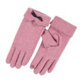 thumbnail image 1 of UTSJKR Women's Cute Bowtie Winter Warm Wool Touchscreen Gloves Thick Soft Comfortable Casual Solid Color Gloves Pink, 1 of 3