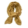 thumbnail image 1 of UTSJKR Women's Half-Circle Linen-Cotton Triangle Scarf - Fashionable & Versatile Neck Scarf Headband Headscarf Bag Accessory for Spring Fall Yellow, 1 of 2