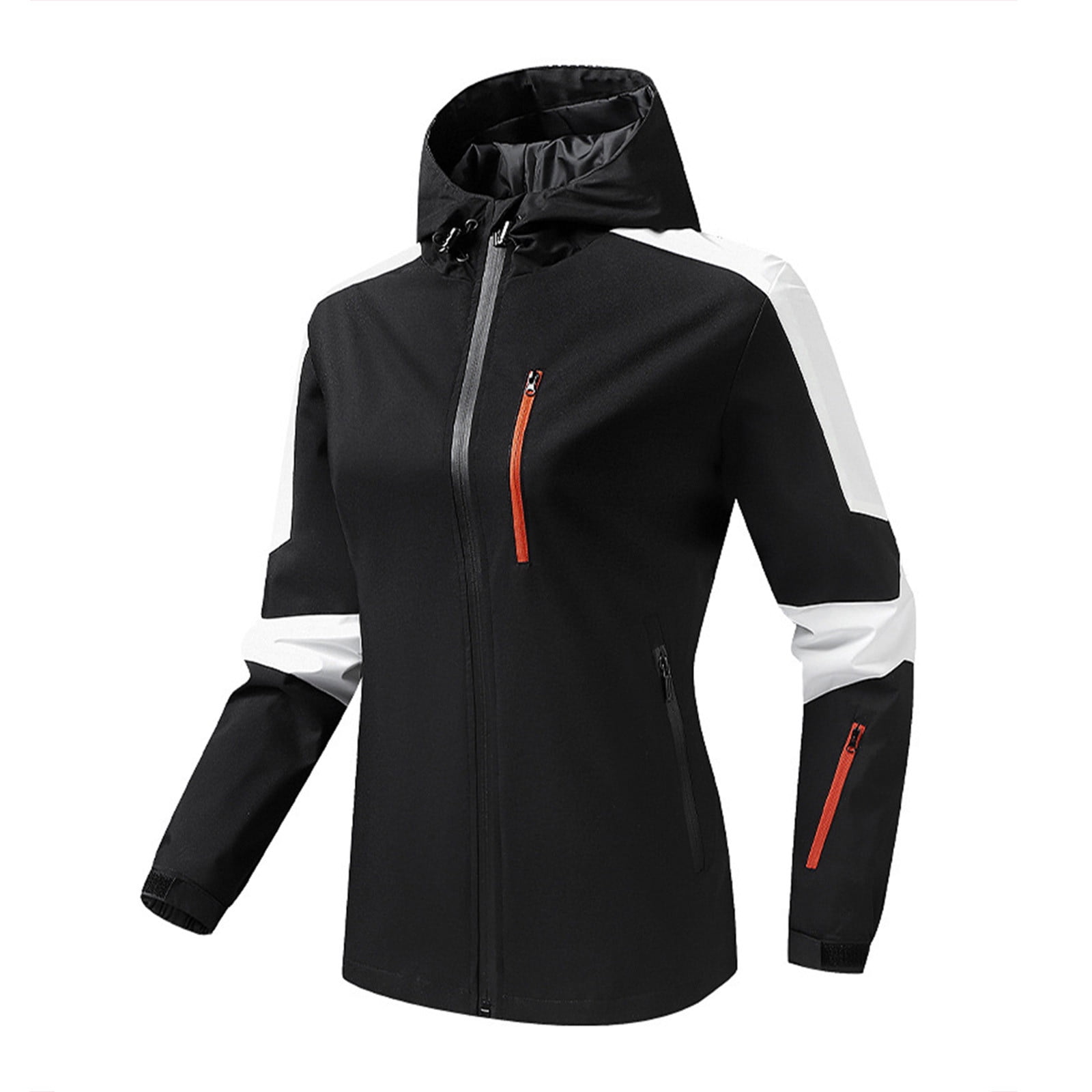 Womens Waterproof Coats With Hoods Winter Padded Jacket With Fur - View #10