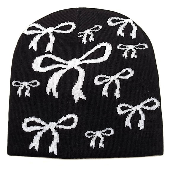 UTSJKR Women's Winter Warm Knit Beanie, Classic Solid Cuffed Skull Cap Street Style Breathable Daily Hat Black