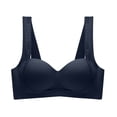 thumbnail image 1 of UTSJKR Women's Wireless Push Up Bra Seamless Comfort Breathable Everyday Bras for Daily Wear Adjustable Straps Soft Cup Full Coverage Bras Black 34/75AB, 1 of 2