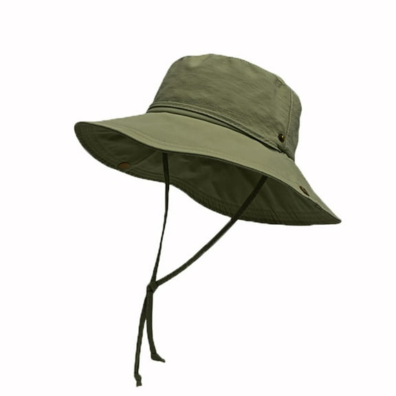 UTSJKR Womens Wide Brim Sun Hats UPF 50 UV Protection Fishing Hat Foldable Summer Hat Outdoor Activities Lightweight Headwear Army Green