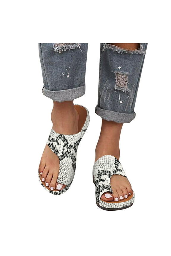 UTTOASFAY Sandals for Women Women Dressy Comfy Platform Casual Shoes Summer Beach Travel Slipper Flip Flops