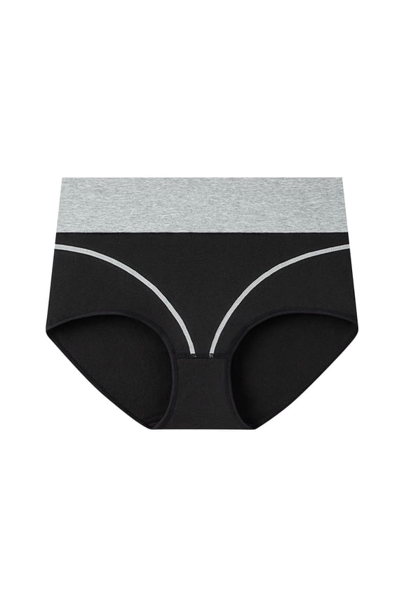 UTTOASFAY Incontinence Underwear For Women,5PC Women's Safety Pants Physiological Pants Side Leakage Mid Waist Solid Color Breathable Underwear