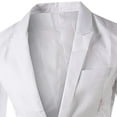 thumbnail image 1 of UTTOASFAY Mens Coats and Jackets Men'S Single Button Solid Color Casual Business Suit Top White, 1 of 3