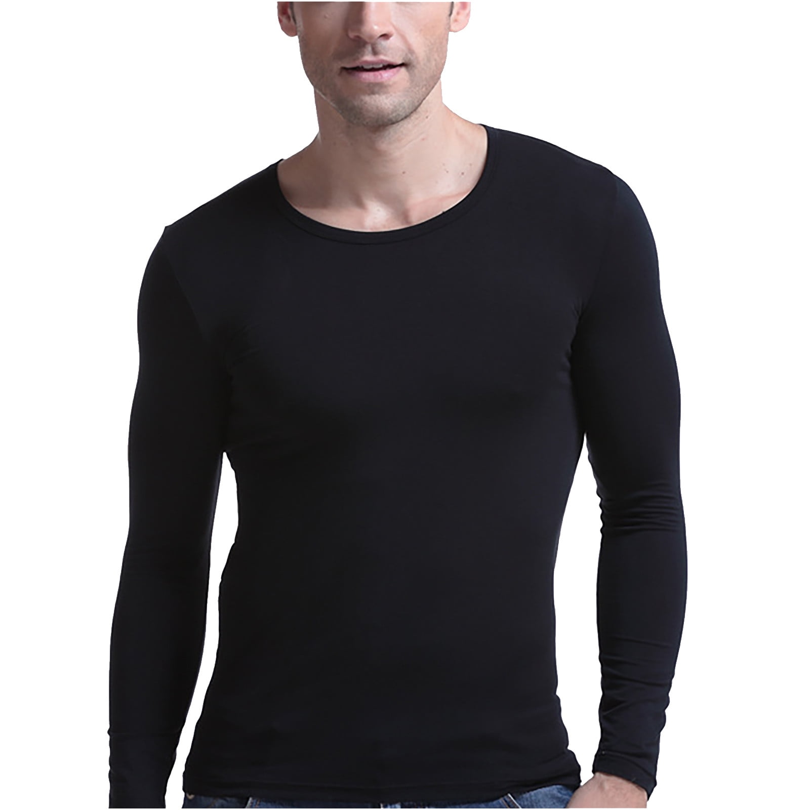 thin black long sleeve shirt