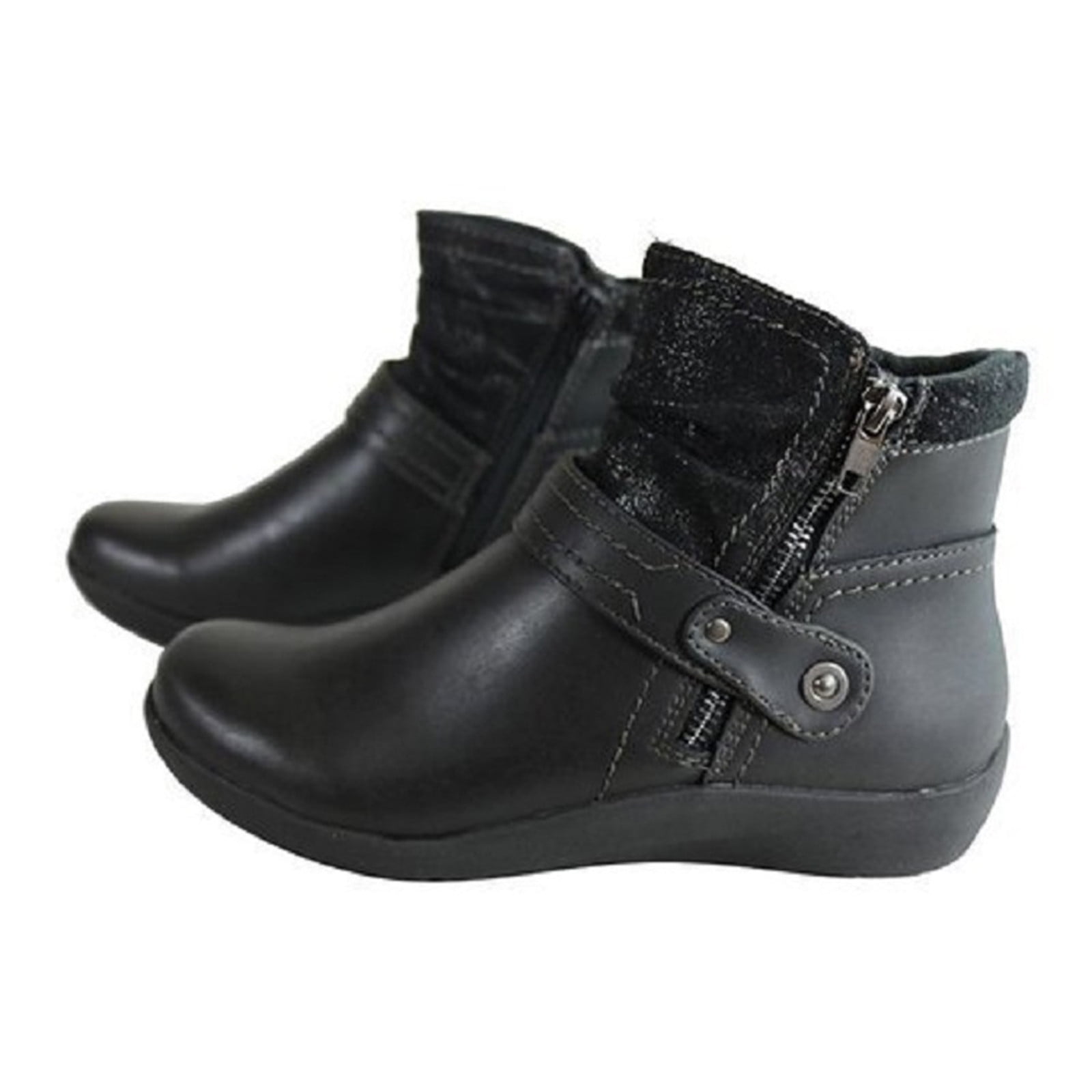Women'S Boots Clearance, Women'S Vintage Splicing Round Toe Plus Velvet Zip Up Short Naked Boots Shoes Flash Picks