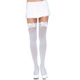 thumbnail image 1 of UTTOASFAY Women Socks Clearance Ladies Satin Bow Cute Sexy Legs Long Tube Transparent High Thigh Stocking Flash Picks, 1 of 5