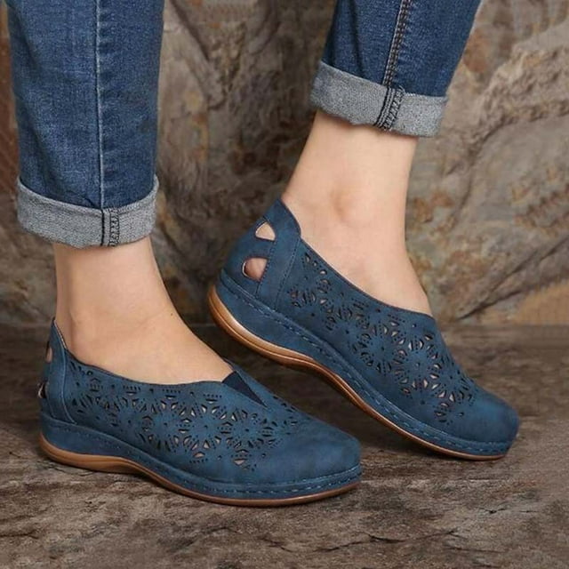 UTTOASFAY Womens Clearance Shoes Summer Fashion Women SlipOn Open Toe