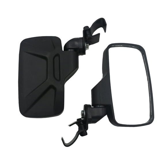 UTV ATV Glass Side ViewMirror Universal Fit for Most UTV With Grooved Tube Special-shaped Tube Rearview RaceMirrors