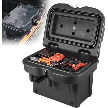 Metal Under Seat Storage Box For Polaris Ranger XP 1000 2018-2024 - 8.5 Gallon Lockable Bin