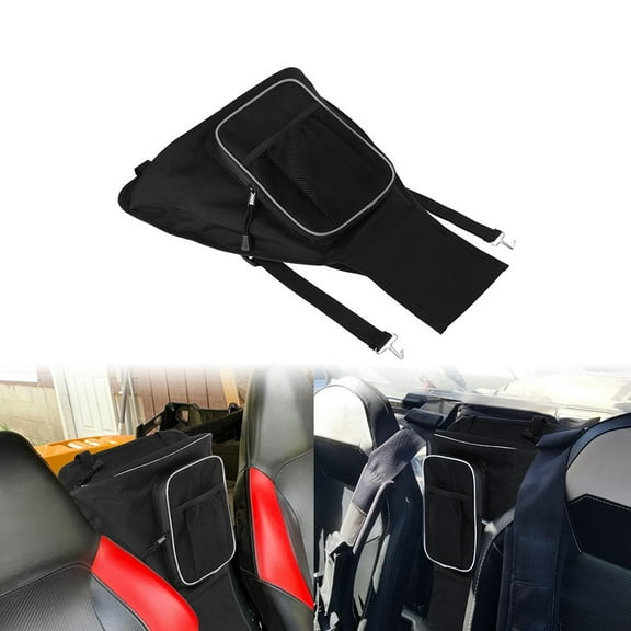 UTV Center Seat Storage Bag for Polaris For RZR For XP 1000 Turbo S 900 570 800 Nylon Console Organizer Box Extra Storage Material Quick Install Vehicle Interior Upgrade For Off-Road Use