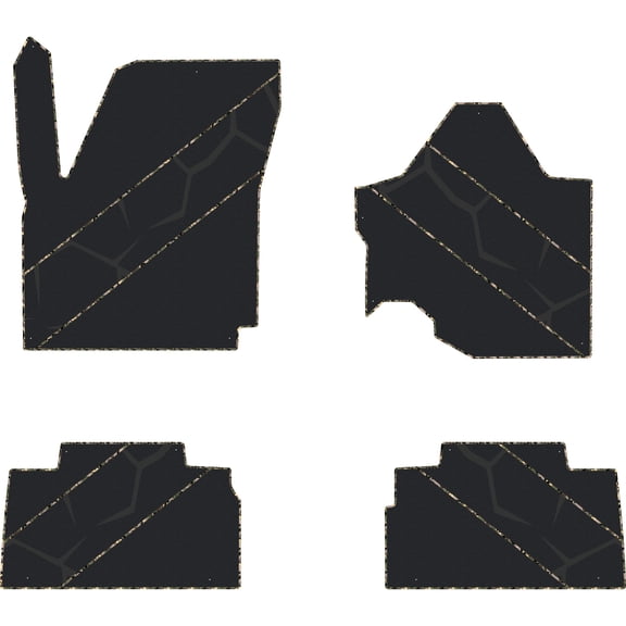 SeaDek UTV Floor Mats Made for Polaris Ranger XP 1000 2 Seat OEM - 8mm ...