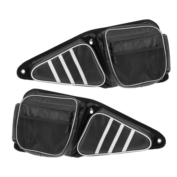 UTV Front Side Storage Door Bags w/ Knee Pad For Polaris RZR XP 1000 900 Turbo S