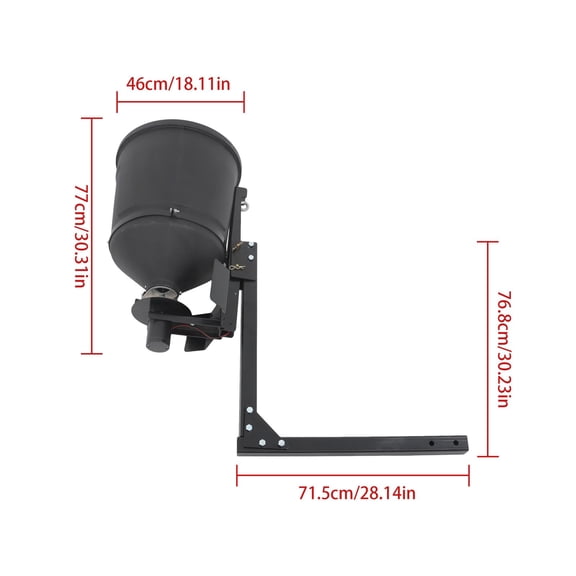 UTVS16 For Salt, Grass Seed, Fertilize...UTV Multipurpose Broadcast Spreader