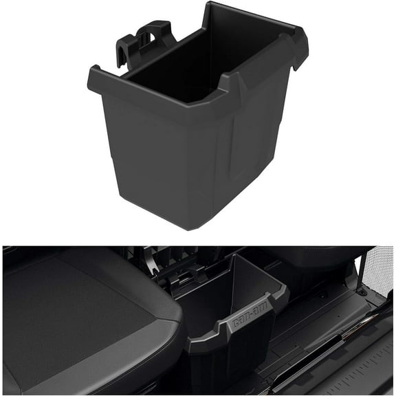 A & UTV PRO Defender Center Under Seat Storage Box, Removable Underseat Storage Bin Compatible with Can Am Defender/Defender Max 2016-2022 Replace OEM #715003446