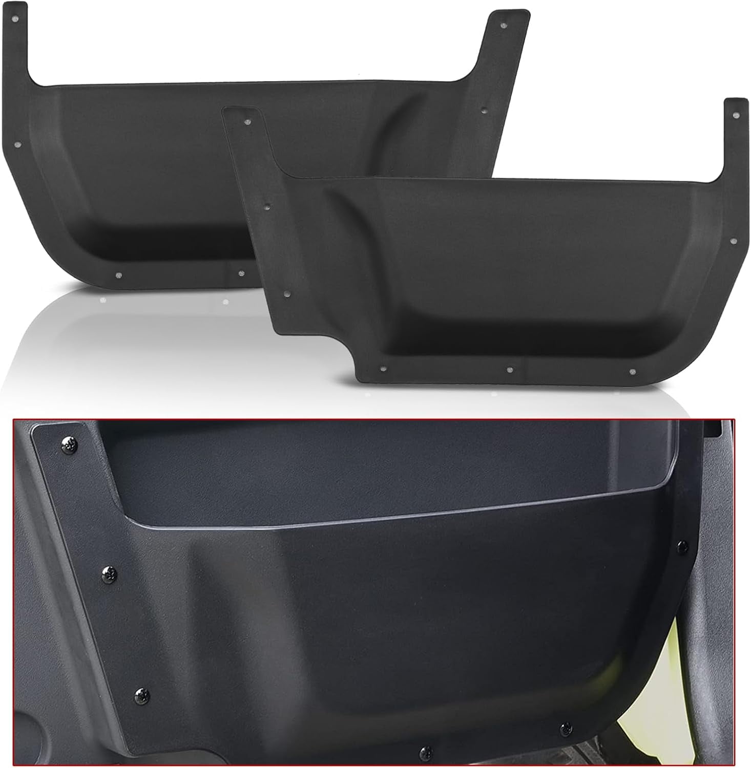 A & UTV PRO Front Door Pockets Storage for Yamaha Wolverine RMAX 2 1000 / RMAX 4 1000 2021 2022 2023 2024 2025, Interior Front Seat Door Pockets Box Accessories, 2PCS