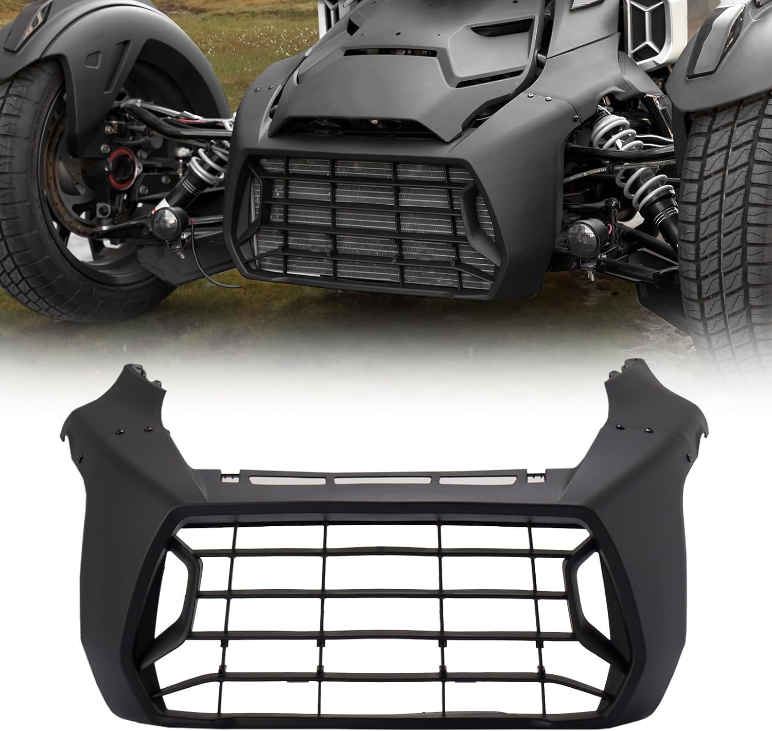 A & UTV PRO Front Fascia Grille for Can-Am Ryker 600 900 2019-2025