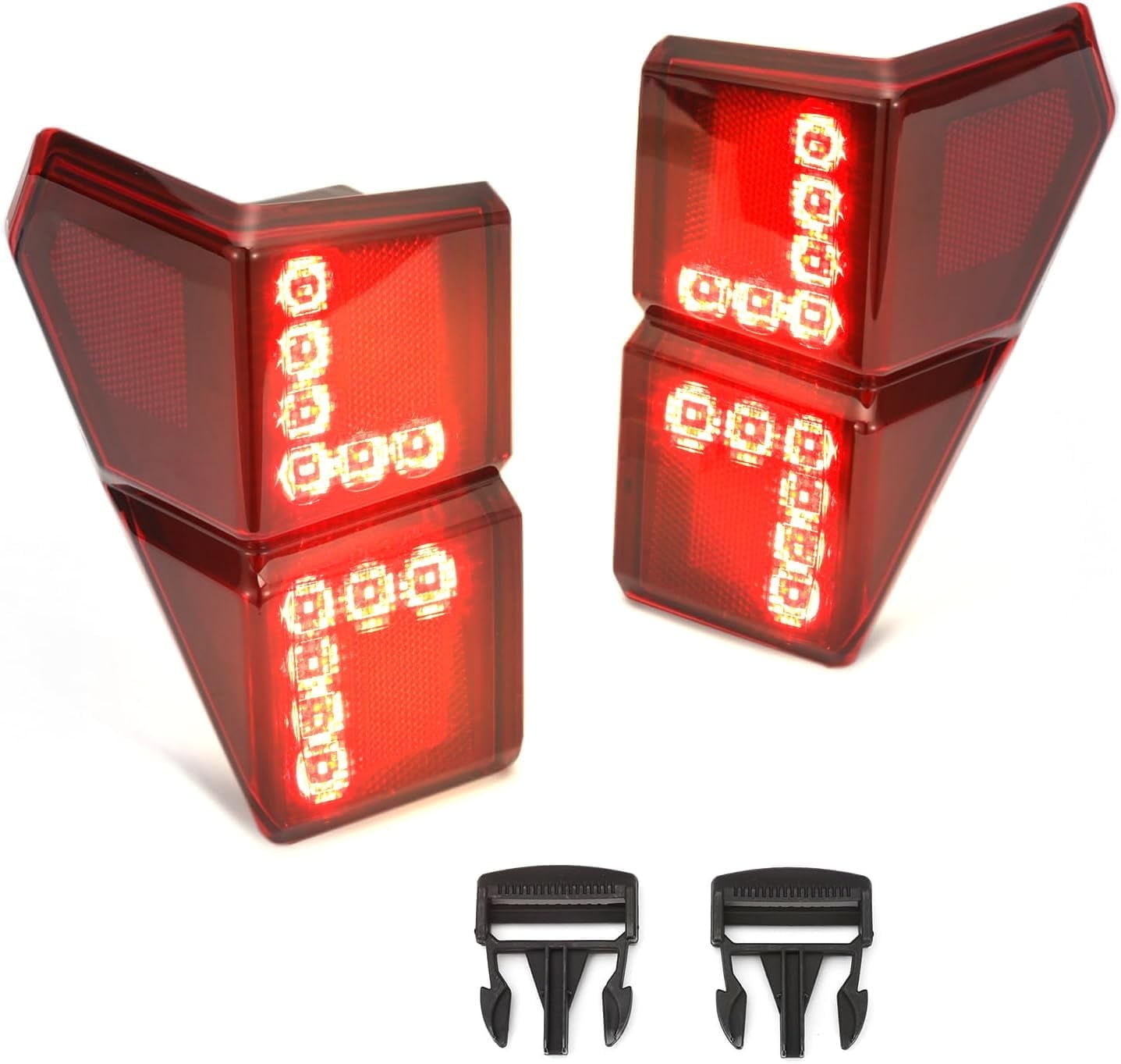 A & UTV PRO LED Tail Lights for Polaris Ranger XP 1000/ Crew XP 1000 ...