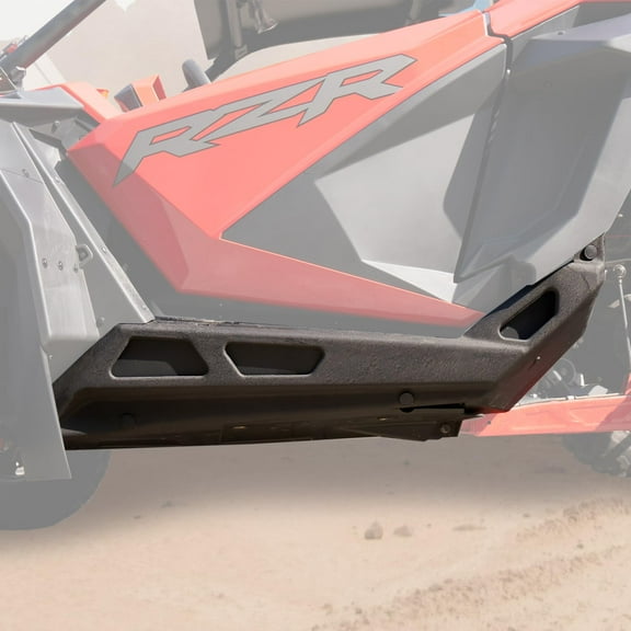 A & UTV PRO Low Profile Rock Sliders for Polaris RZR PRO XP 2020-2024, RZR PRO R/Turbo R 2022-2024, Heavy Duty Steel Nerf Bars Tree Kickers Side Steps Accessories, Replace OEM # 2883760-293, 2-Seat