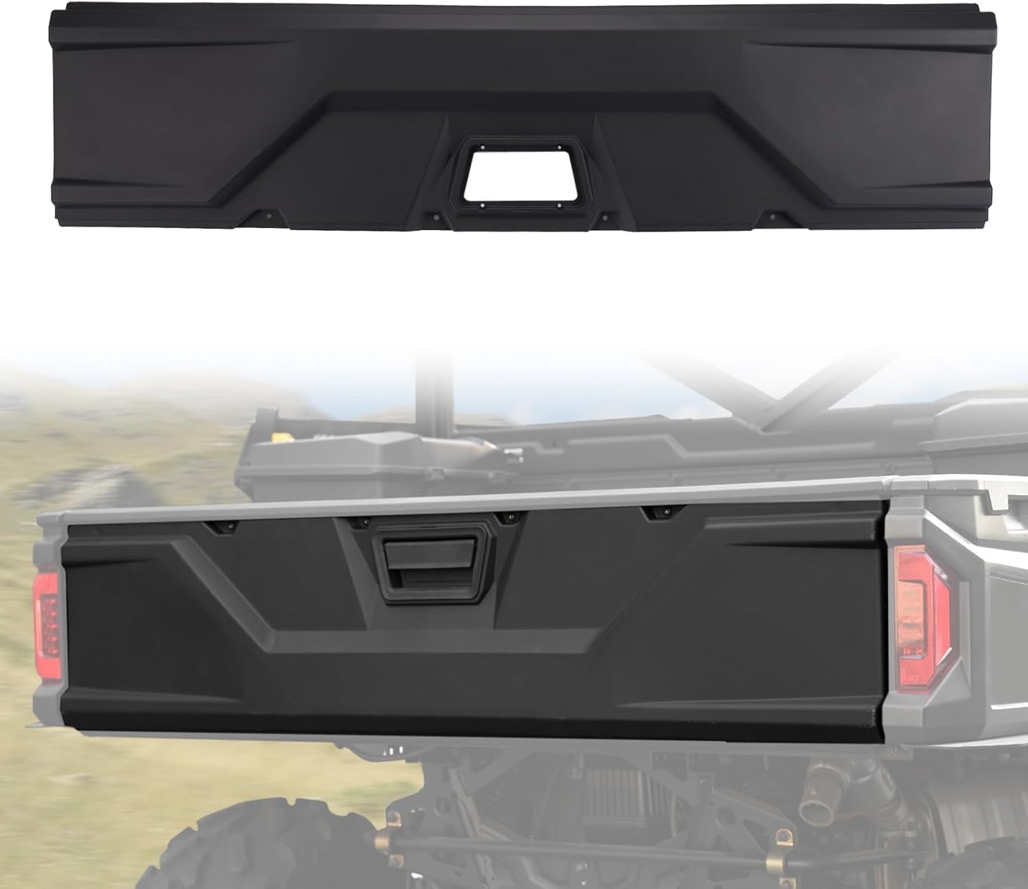 A & UTV PRO Tailgate Outer Panel for 16-25 Polaris Ranger XP 1000 570 900 Full Size CREW XP Accessories, Bed Enclosure Tail Gate Guard Replace #5439114-070
