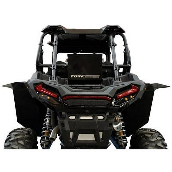 UTV Quick Release Cargo System- Bed Mounted Medium Box Black Compatible With Polaris RZR XP 1000 2014-2021