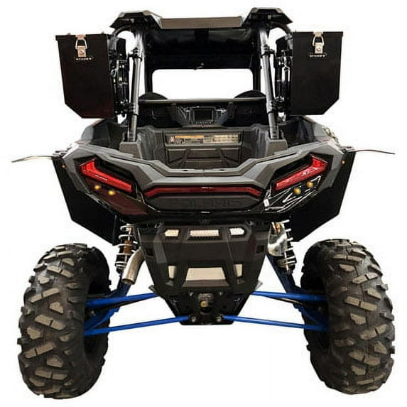 UTV Quick Release Cargo System - Cage Mounted Left & Right Pair Black Compatible With Polaris RZR XP 4 1000 Premium 2022-2023
