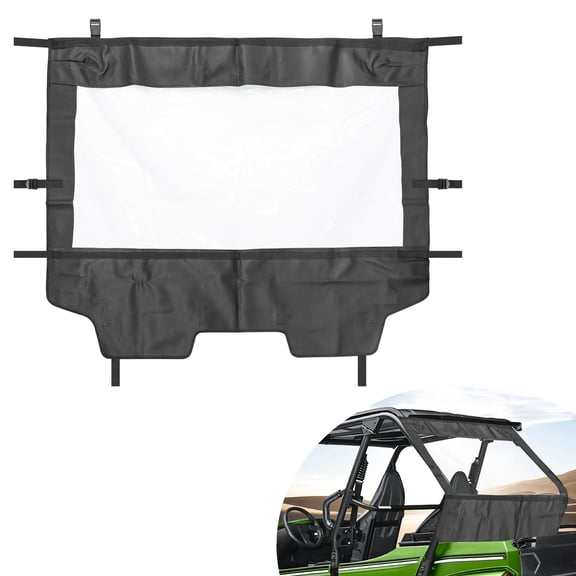 UTV Rear Window Windshield Windscreen Back Compatible with for 2014-2024 Kawasaki TERYX 4 800