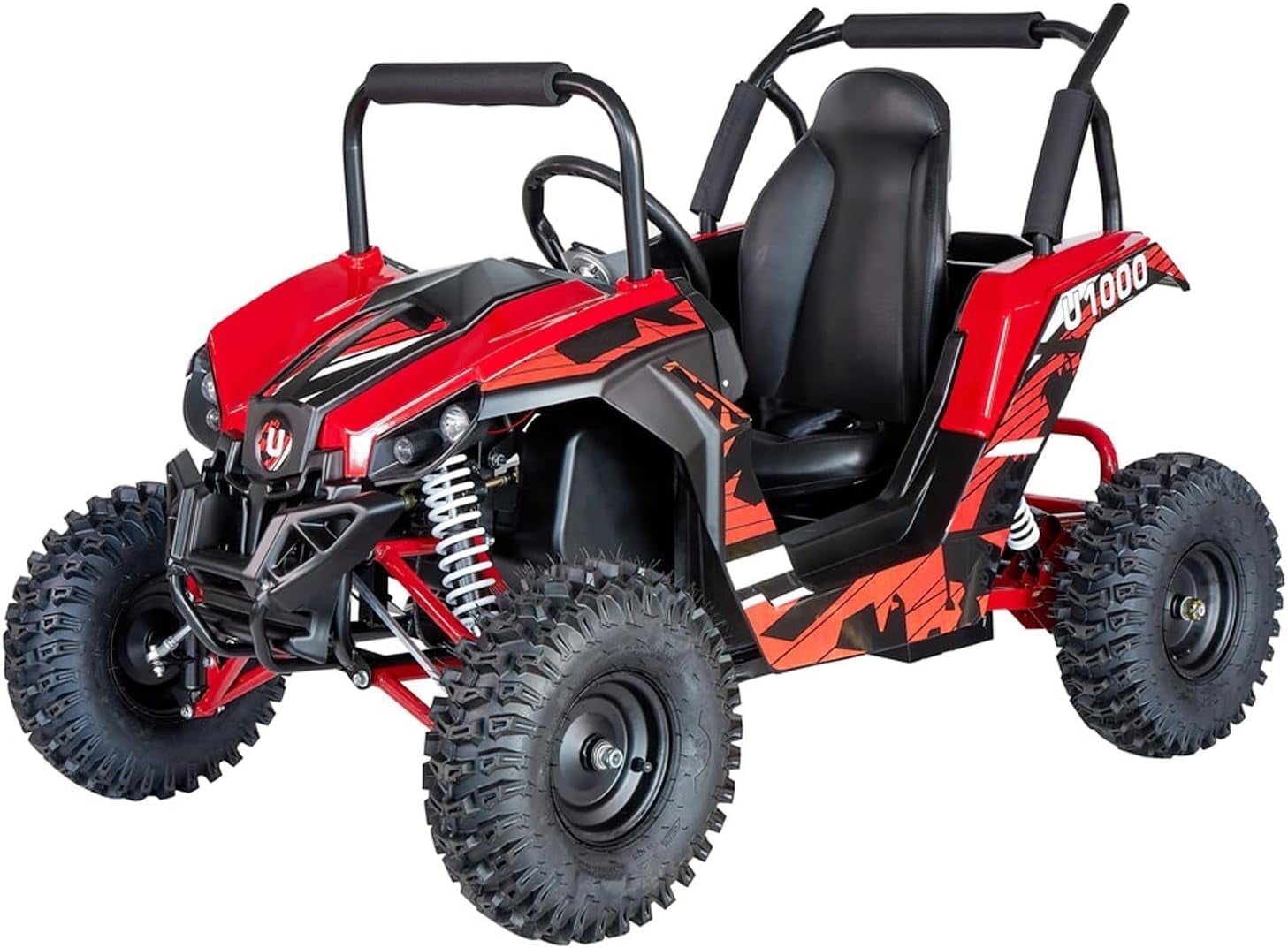 Walmart Black Friday Deals 2025 - UTV Ride on Car (Large), 48V Shock Absorber Electric Vehicles with Disk Brake, Gear Switch, Steel Frame, Off-Road Tire, Flexible Seat Belt and Seat, Three-Speed Parental Limit-Lock Function