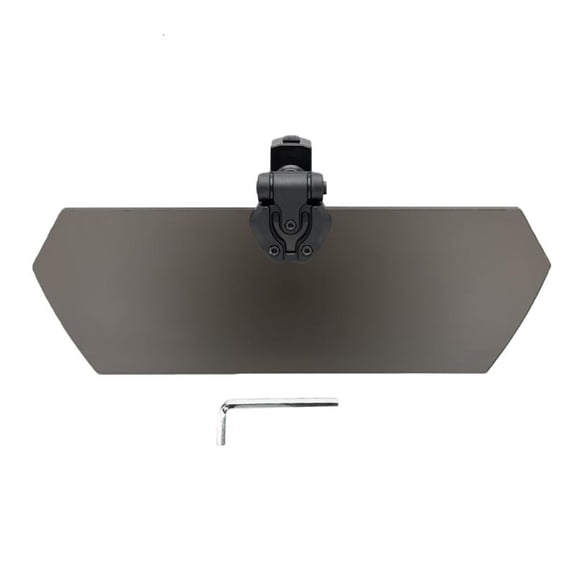 UTV Sun Visor Universal Sun Protections Visor Anti-Glare Polarized Sun Visors Work with Windshield Fit 1.5-2'' Roll Bar