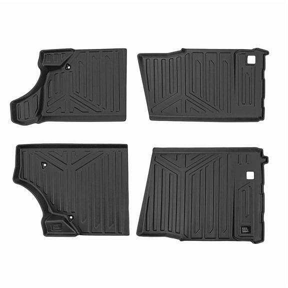 UTV TPE Front Rear Floor Mats Compatible with Can-Am Defender MAX HD7 HD8 HD9 HD10 MAX HD 7/8/9/10 2016-2024