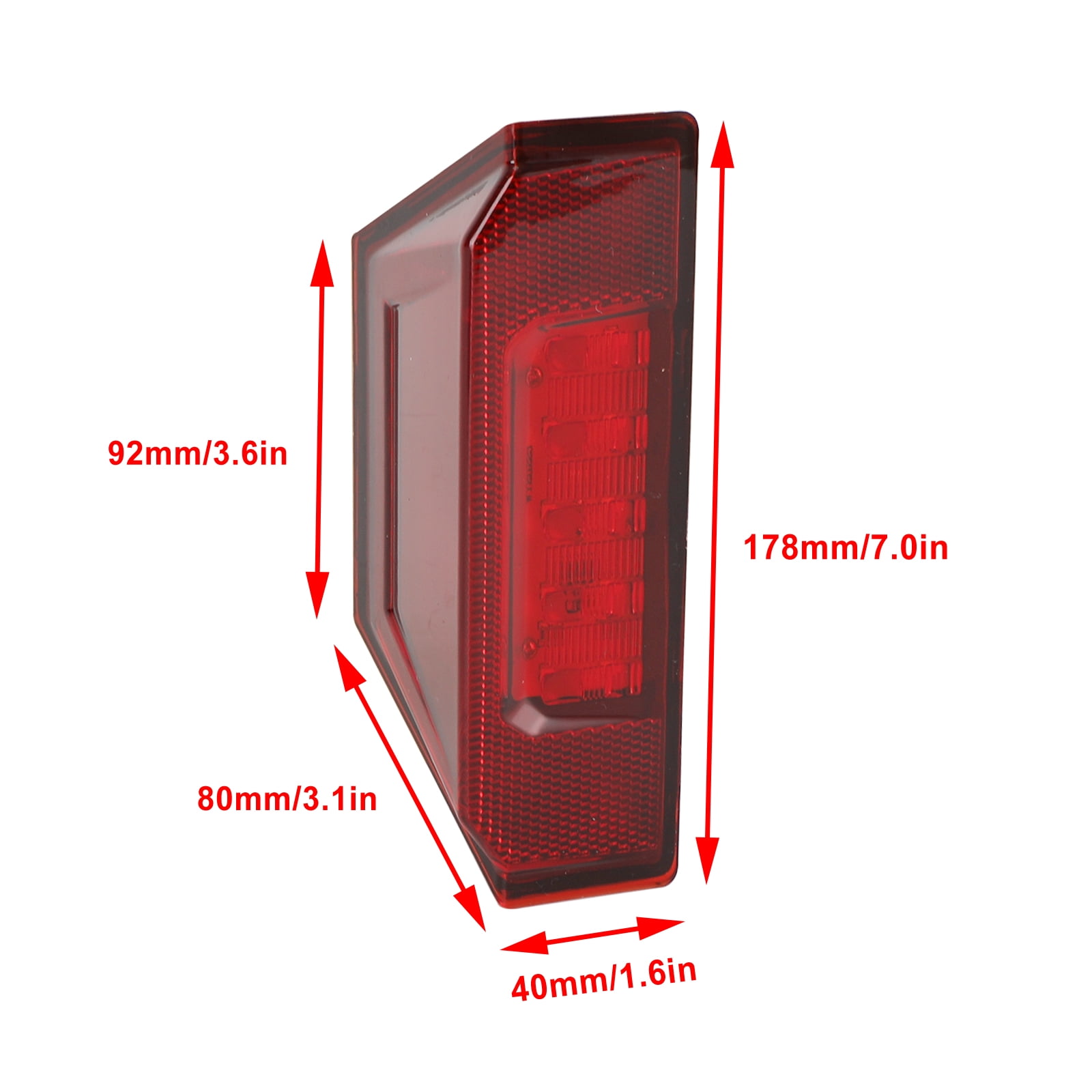 UTV Tail Light For Polaris Ranger Crew 570/XP 900/General 20132020 Red