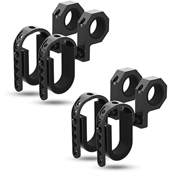 UTV Tool Holder Rack 2 Sets, Roll Bar UTV Tool Holder Shovel Mount Bow Rack Fits for 1.75”-2" Roll Bars Compatible with Snowmobile Golf Cart