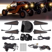 Universal UTV Turn Signal Kit with Horn Plug & Play Street Legal for Polaris Can-Am CFMOTO
