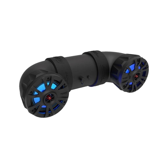 UTV65LED - Dual 6.5 UTV Bluetooth Sound System with LED Lighting