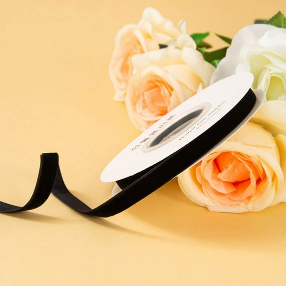 UTXQFD 1cm Single Sided Velvet Ribbon Gift Flower Packaging Ribbon Decoration Ribbon DIY Ribbon,Clearance