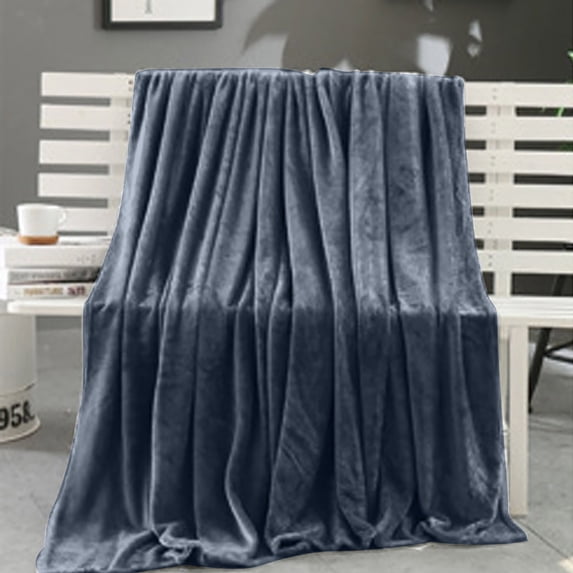 UTXQFD ,Fleece Bed Blankets Queen Size Plush Fuzzy Soft Lightweight Breathable Reversible Blanket Microfiber 70*100cm