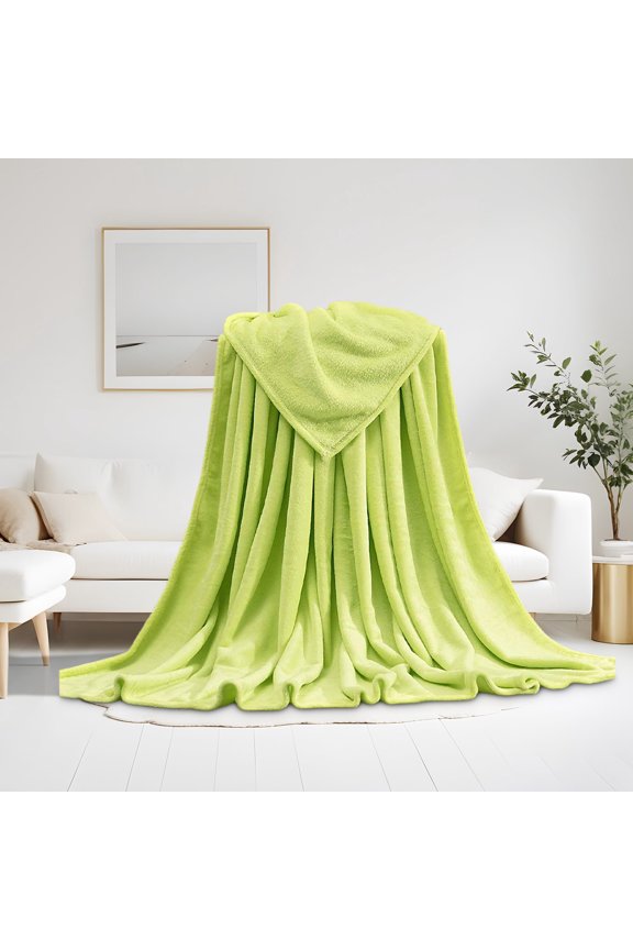 ,Home Dec Soft Coral Fleece Cozy Throw Blanket for Sofa Couch New House Gift Polyester Plush Warm Bed Blanket Lightweight Fuzzy Air Conditioner Nap Blanket