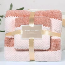 UTXQFD Towel and Bath Towel Two-Piece Set, Thickened Coral Velvet Bath Towel Set Household Wide for Home Bathroom, Beach, Gyms, Shower Rooms