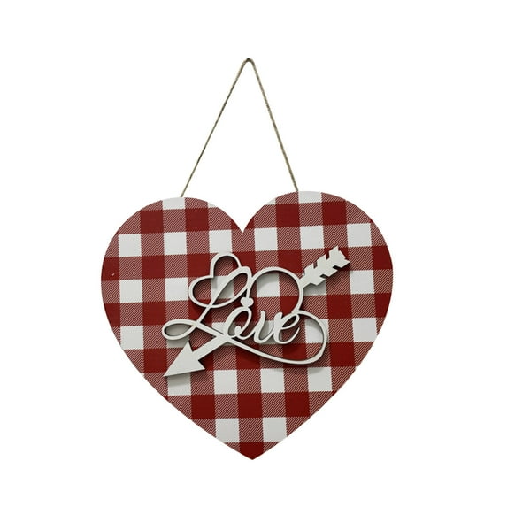 UTXQFD ,Valentine's Day Wooden Door Listings Valentine's Day House Decorations Valentine's Day Party Decorations
